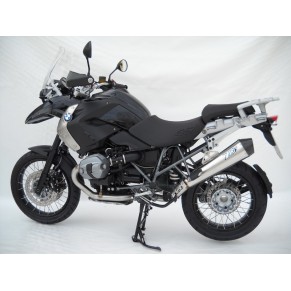 Silencieux conique inox satiné Racing pour R1200 GS