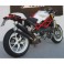 Double sortie superposée carbone Racing pour MONSTER S2R 800/1000 