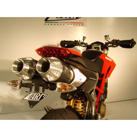 Collecteur d'échappement 2 en 1 titane Racing pour HYPERMOTARD 1100