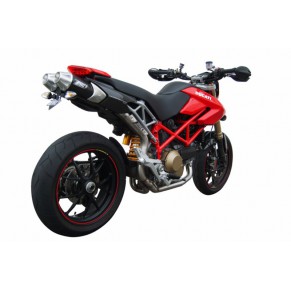 Silencieux 2 sorties carbone Homologué pour HYPERMOTARD 796/1100/1100 EVO 