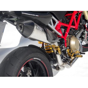 Ligne complète haute 2 en 1 inox Racing pour HYPERMOTARD 796