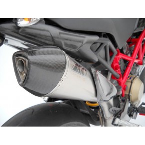 Ligne complète haute 2 en 1 titane Racing pour HYPERMOTARD 1100 EVO