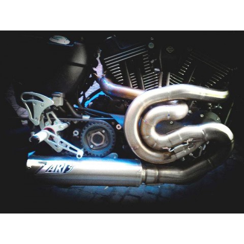 Ligne complète 2 en 1 titane Racing pour ZR 1200 Ligne complète 2 en 1 titane Racing pour ZR 1200