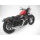 Ligne complète 2 en 1 inox effet chrome Racing pour SPORTSTER