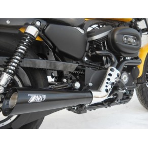 Ligne complète 2 en 1 inox Racing modèle sport ZARD pour SPORTSTER