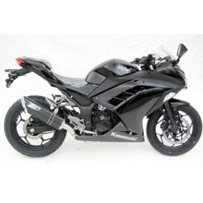 Silencieux Penta inox Alu noir Racing pour NINJA 300