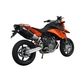 Silencieux double sortie carbone Racing pour 950 / 990 SM