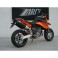 Silencieux double sortie carbone Racing pour 990 SUPERDUKE