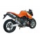 Silencieux double sortie aluminium Racing pour 990 SUPERDUKE