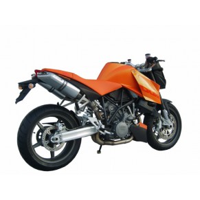 Silencieux double sortie aluminium Homologués pour 990 SUPERDUKE