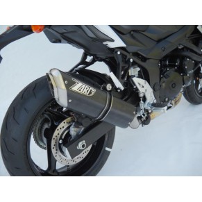 Silencieux Penta inox Carbone noir Racing pour GSR 750