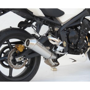 Silencieux conique inox Racing pour STREET TRIPLE 675