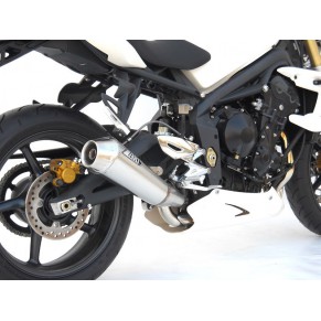 Silencieux conique inox Homologué pour STREET TRIPLE 675