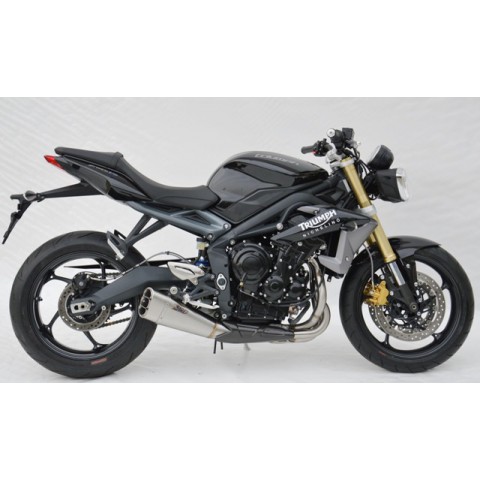 Collecteur d'échappement 3 en 1 inox Racing pour STREET TRIPLE