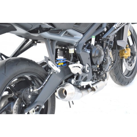 Silencieux conique inox Racing pour STREET TRIPLE