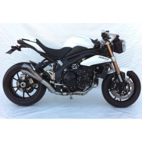 Silencieux type V2 titane Racing pour SPEED TRIPLE