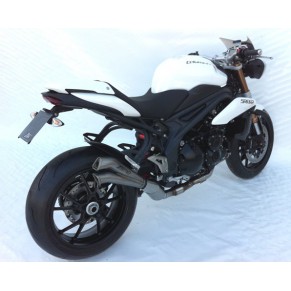 Silencieux type V2 inox Homologué pour SPEED TRIPLE