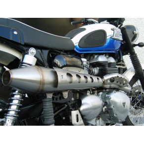 Ligne complète 2-1 haute inox Homologuée carburateur pour SCRAMBLER 900