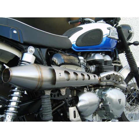 Ligne complète 2-1 haute inox Homologuée carburateur pour SCRAMBLER 900