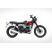 Ligne complète 2-1 basse "Short" inox Racing injection pour SCRAMBLER / BONNEVILLE / THRUXTON