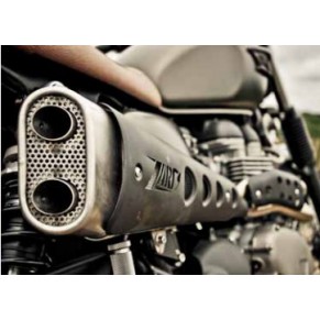 Ligne complète 2-1 haute "Short" inox Racing carburateur pour SCRAMBLER