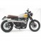 Ligne complète 2-1 haute "Short" inox brossé Homologuée Cat. injection pour SCRAMBLER