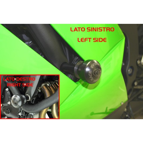 Kit defender avec perçage carénage droit pour Kawasaki